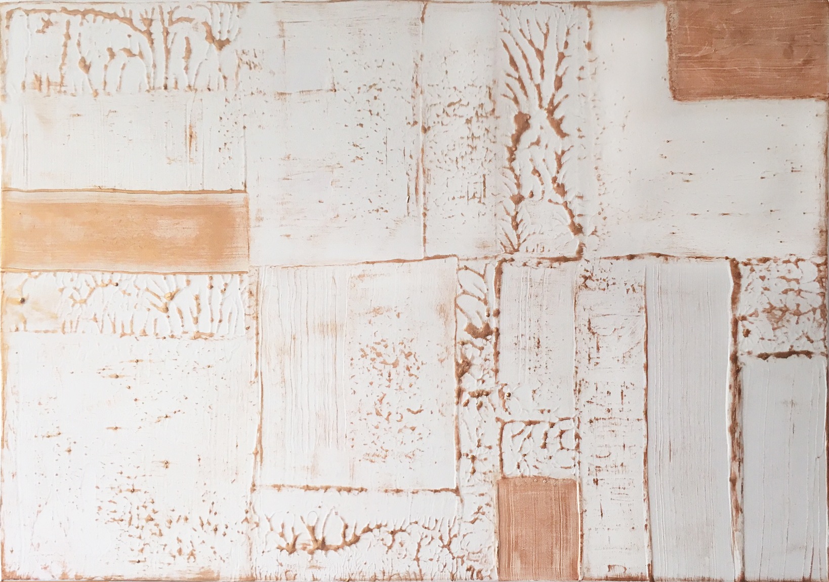Stopa dřeva - Katarína Regešová - abstraktní obrazy